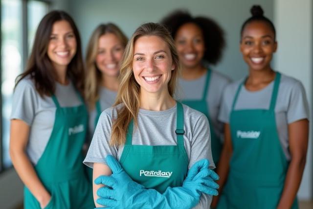 Prairie Wind Wash cleaning team smiling and ready to work